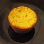 photo of one jalapeno corn muffin